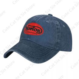 Berets Men And Woman's Vintage Nortons Baseball Cowboy Hat Caps Adjustable Casual Cotton Sun Hats Unisex Visor
