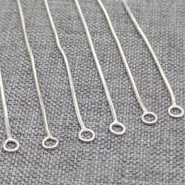 Dangle Earrings 14pcs Of 925 Sterling Silver Snake Chain Earring Threads For Ear Wire Threaders