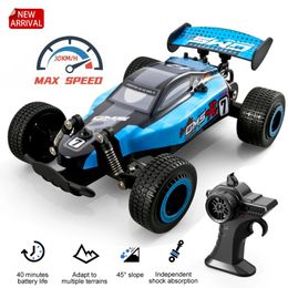 RC Car Remote Control 30KMH 24GHz Racing 2WD Off Road By Climbing Stunt High Speed Toys Gifts 240104