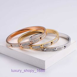 Luxury Car tires's Designer screwdriver bracelet Fashion new arrivals Diamond studded nail net red best selling for women With Original Box 6LL0