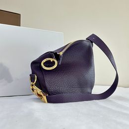 Genuine leather designer crossbody bag luxury top quality softly structured bag Zip closure fashion shoulder bag for women with box