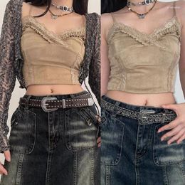 Belts Studded Waist For Jeans Pants Flower Wide Belt Cowgirl Body Jewellery Y1UA