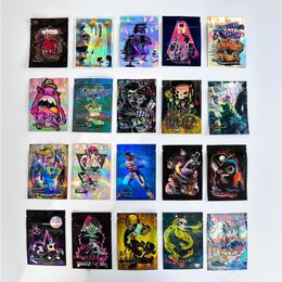 wholesale holographic mylar bag 35 plastic zipper resealable packs packaging custom Dostw