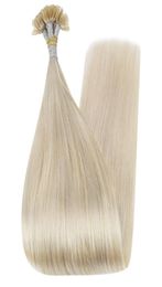 whole 1gs 200s 20quot Keratin nail u Tip Human Hair Extensions Brazilian hair 60 and honeyblonde5626307