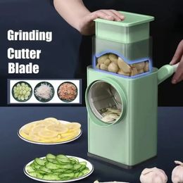 3 In 1 Set Manual Vegetable Slicer Roller Multifunction Veget Cutter Food Graters Chopper Shredders Kitchen Accessories 240105