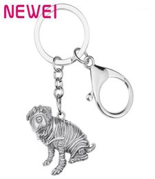 Keychains Ei Alloy Plated Antique Gold Shar Pei Dog Lovely Animal Key Chain Jewellery For Women Men Kids Funny Bag Decoration18902482