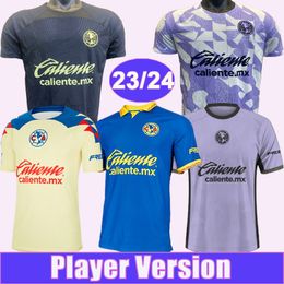 23 24 HENRY Mens Player Soccer Jerseys J. DOS SANTOS ARAUJO L. REYES FIDALGO E. LARA D. VALDES A. ZENDEJAS Home Away 3rd Training Wear Football Shirts