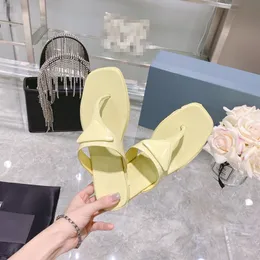 Designer sandals women couples Pool Pillow slippers womens leather slides famous Platform sandal summer flat shoes 1229