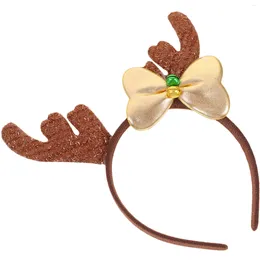 Bandanas Animals Costume Headband Lovely Xmas Headdress Christmas Reindeer Antler Hairband Hoop Party Ornament