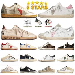 2024 New Arrival Sports Designer Shoes Casual Shoes Black White Italy Dirty Old Vintage Ball-Star Mens Shoes Women Super-Star Trainers Sneakers Loafers