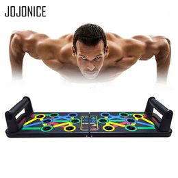 14 in 1 Push-Up Rack Board Push-Up Stand Training Sport Workout Gym Equipment for ABS Abdominal Muscle Building Exercise Fitness 240104