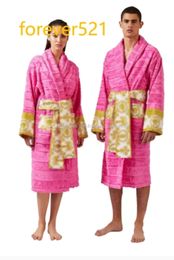 Mens Luxury classic cotton bathrobe men and women brand sleepwear kimono warm bath robes home wear unisex bathrobes one 43677