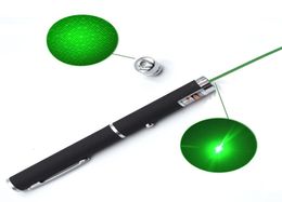 2 in 1 Laser Pointer Pen 5mW 532nm With Star Cap Powerful Teaching Office Using Stylus Pens7980060