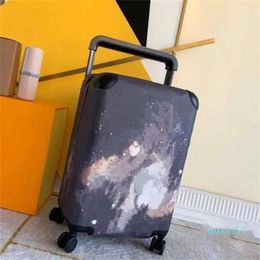 Designers Travel Suitcase Luggage Fashion Men Women Trunk Bag Flowers Letters Purse Rod Box Spinner Universal Wheel