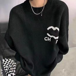 Autumn sweater women designer knitwear fashion letters kintted jacket casual striped knit sweaters simple atmosphere coat