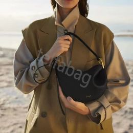 NEW Polen Numero Dix Half-Moon bag Full-Grain Textured Smooth Calf Leather Tote Designer Crossbody Women Hobo Handbags Shoulder Bags Purse
