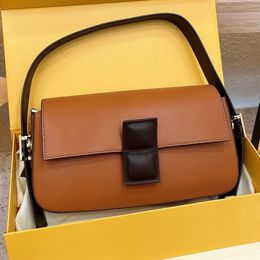 Baguette Bag Luxury Designer Brand Bags Fashion Shoulder Handbags High Quality Women Letter Purse Phone bag Wallet Plain Metallic Linen
