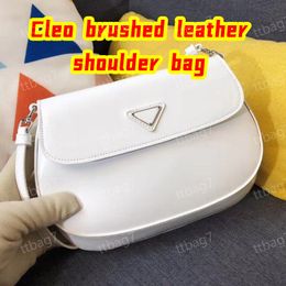10A High Quality Cleo brushed shoulder bags with flap Designers Purse Crossbody Tote hobo Crossbody Bags Handbags Classic Underarm Lady Purses Luxury leather bags
