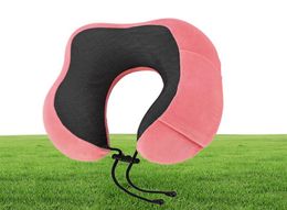 Ushaped memory neck pillow soft travel pillow massage sleep cervical spine health care bedding8858976