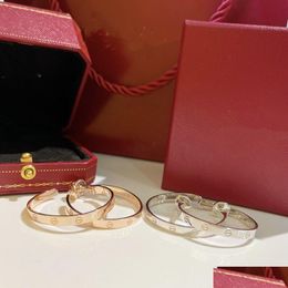 Hoop Huggie Luxury Designer Loop Earrings Top Sterling Sier Round Circle Charm Love Jewellery For Women With Box Party Gift Drop Deliver Dhcf0
