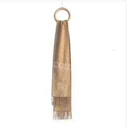 Scarves 22 New Double sided Two Colour Wool Scarf Lowe South Korean same style warm in winter with tassel shawl AA
