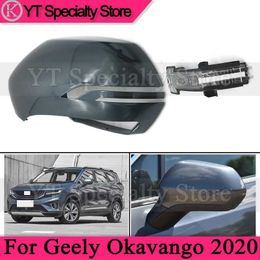 Car Mirrors Car Accessories side Rearview Mirror Cover Lid Cap shell Turn Signal Light Lamp For Geely Okavango VX11 HAOYUE 2020L24014