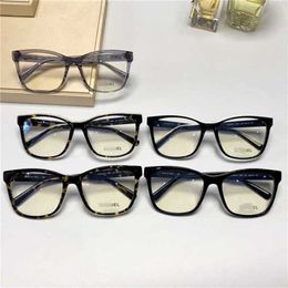 15% OFF Sunglasses New High Quality Xiaoxiang Square Street Shoot Same CH3392 Plate Plain Face Glasses Frame Anti Blue Light Flat Mirror