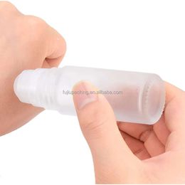 High Quality Empty Deodorant Roller Container For Deodorant Essential Oil Perfume frosted glass roll on bottle 50ml