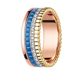 Rings designer ring diamond rings designer for men womens Jewellery Grosgrain double circle fashion Jewellery engagement Rings Birthday wedd