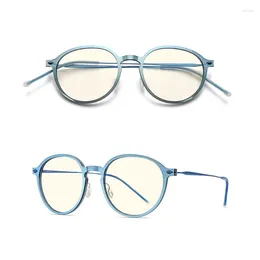 Sunglasses Frames Belight Optical Ultra Light Round Shape Colorful Design Men Women Nylon With Titanium Prescription Eyeglasses Frame