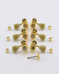 1 Set Vintage Locking Guitar Machine Heads Tuners For LP Electric Guitar Gold5722636