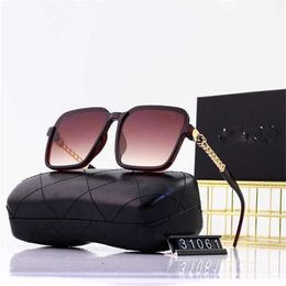 26% OFF Wholesale of sunglasses New Large Frame Personalised Chain Leg Glasses Street Show Sunshade Sunglasses Female