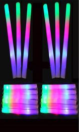 Mix Colour Led Stick Glow For Wedding Party Decoration Camping Christmas Festivities Ceremony LED Toys Sponge Stick Bubble Bar216H2832117