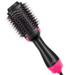 Air Brush One Step 2in1 Hair Dryer Styler Volumizer Multifunctional Straightener Brush Curly Hair Brush with Negativ3629132