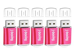 Pink 5PCSLOT Rectangle USB Flash Drives Flash Pen Drive High Speed Memory Stick Storage 1G 2G 4G 8G 16G 32G 64G for PC Laptop Thu8292958