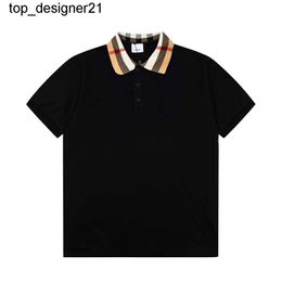 New 24ss Fashion brand Mens Polos Casual Luxury T Shirt Embroidered Medusa Cotton Snake Pattern Polo-shirt Collar Polo Shirts mens polo tshirt