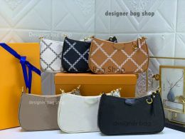 Torba projektantów 5A Mini Mini Bag Sain Crossbody Krótki skórzany pasek na ramię Prosty woreczek na ramię luksusowe designerskie torba 81066