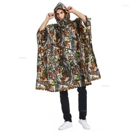 Raincoats Ultralight 210T Taffeta Water Proof 3000mm Outdoor Multifunctional Rainwear Camouflage Poncho Also Can Be Use Awning