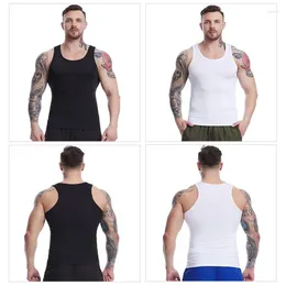 Yoga Outfit Sports Quick Drying Vest Men's Summer High Elastic Breathable Sleeveless Fitness Wear Running Frame Basketball