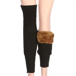 Knee Pads Soft Thickened Fur Integrated Fleece Not Sweaty Boring Foot Protectors Exquisite Workmanship