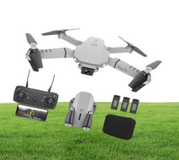 E88 Pro Drone With Wide Angle HD 4K 1080P Dual Camera Height Hold Wifi RC Foldable Quadcopter Dron Gift Toy274V8560379