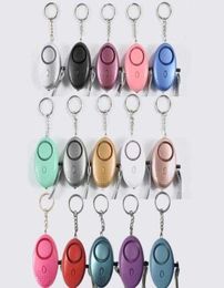 130db Egg Shape Self Defense Alarm Girl Women Security Protect Alert Personal Safety Scream Loud Keychain Alarms4953248