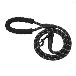 Dog Collars Nylon Leash Reflective Night Safe Rope Durable Comfortable Strong Traction Large Small Dogs Training Run