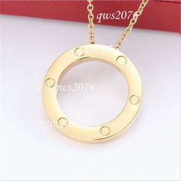 Designer Necklace Gold Woman Stainless Steel Diamond Pendant Jewelry Wedding Valentine Day For Girlfriend Wife Wholesale Lo Love Nelace On The