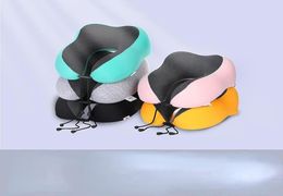 Pillow U Shaped Memory Neck Pillows Soft Travel Massage Sleeping Airplane Cervical Healthcare Cffice Nap3866837