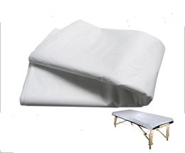 Disposable White Massage Bed Sheet Flat Table Cover Waterproof 10 Sheets a Pack6220501