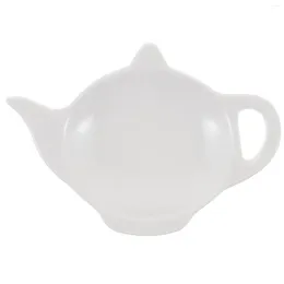 Tea Trays Container Ceramic Bag Saucer Mini Spoons For Desserts Ceramics Delicate Teabag Dish