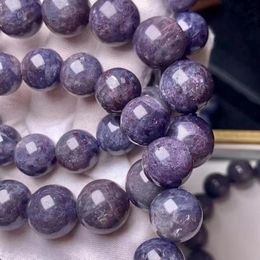 Bracelets Meihan Natural Aaa Blood Iolite Smooth Round Loose Beads Genuine Stone for Jewellery Design Diy Making