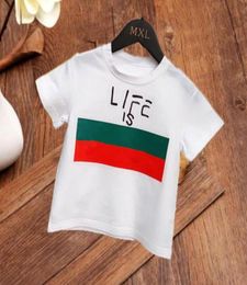 Children Polo t Shirt Designer Kids Short sleeves Baby Polos shirts Boys Tops Embroidery Girl Cotton black White clothes 90130cm1694538