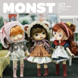 Monst savage baby joint spherical joint BJD simulation doll finished Christmas gift Year gift 240105